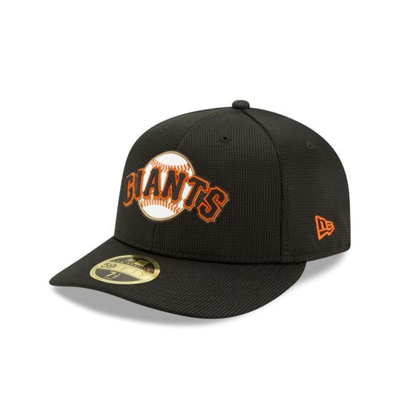 MLB San Francisco Giants Clubhouse Collection Low Profile 59Fifty Fitted (MTD2217) - Black New Era Caps